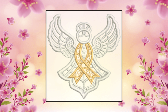 Awareness Angel-FSL: A Seasonal Embroidery Review