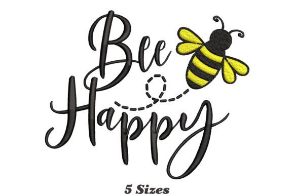 Bee Happy: A Cheerful Touch for Seasonal Embroidery