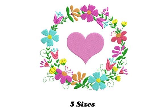 Charming Flower Wreath with Heart – A Designer’s Review for Small Business Merchandise