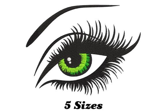 Green Eye: A Seasonal Embroidery Design with Personality
