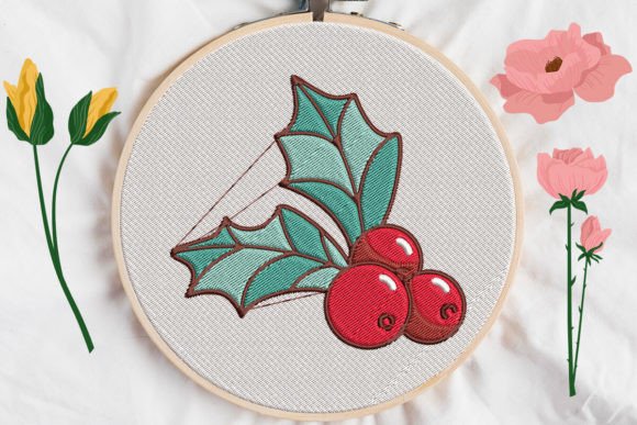 h1Christmas Cherry: A Festive Embroidery Design for Holiday Magic/h1