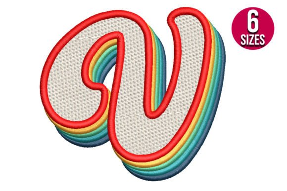 h1Retro Alphabet Letter V: A Vintage Touch for Custom Embroidery Projects/h1
