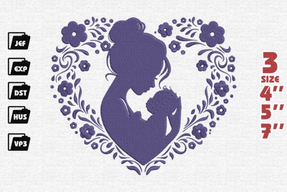 Motherhood Embroidery Design Review for Boutique Sweatshirts
