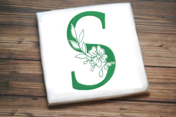 S Floral Monogram Alphabet Decoration Review for Sellers
