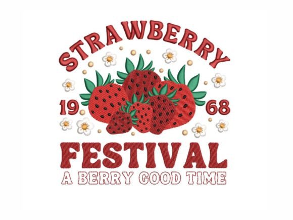 Strawberry Festival Embroidery Design Review
