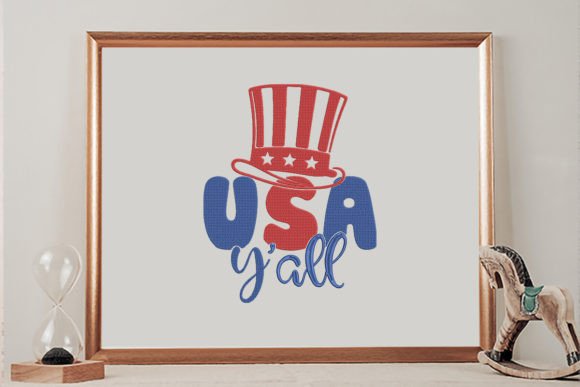 USA Y’all Hat 4th of July Embroidery Design Review